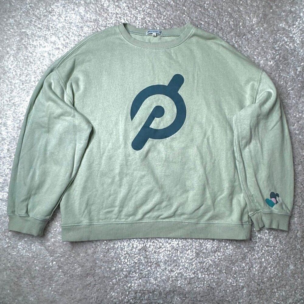 Peloton Sage Green Logo Sweatshirt